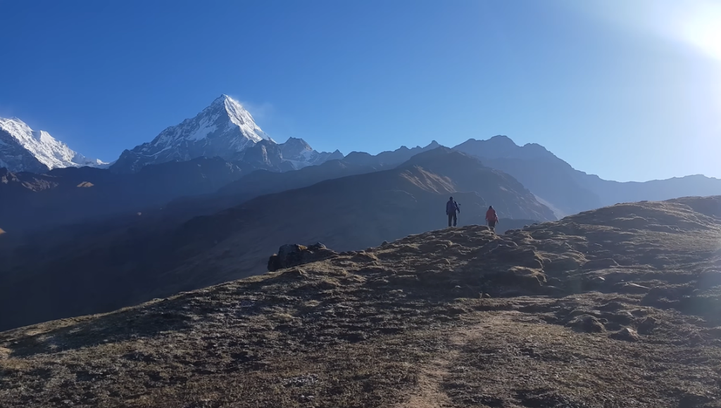 Trek into the Sanctuary approach (Chhomrong area)
