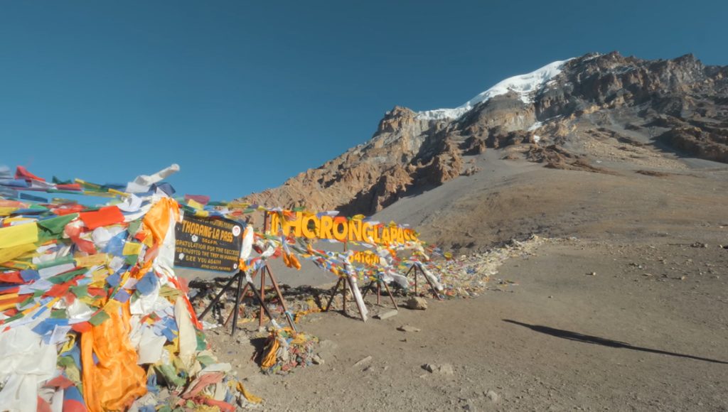 Cross Thorong La (5,416 m) to Muktinath (3,760 m)